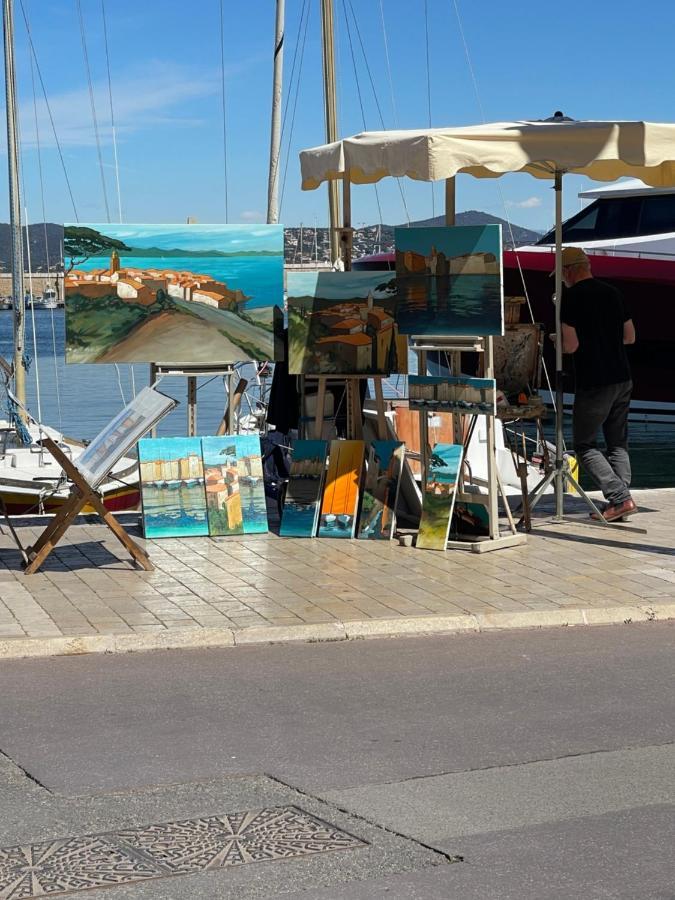Grand Studio Neuf A 50 M Du Port Saint-Tropez Luaran gambar